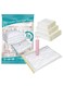 10PCS Vacuum Storage Bags, Space Saver Bags with hand Pump, Reusable Seal for Bedding, Clothes, Curtains, Pillows (3 x Jumbo, 3 Large, 4 Medium)