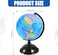 Rotating World Globe 8 Inch Spinning Earth Globe with Stand for Kids Learning Geography Classroom Education or Office Home Decorations