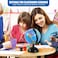 Rotating World Globe 8 Inch Spinning Earth Globe with Stand for Kids Learning Geography Classroom Education or Office Home Decorations