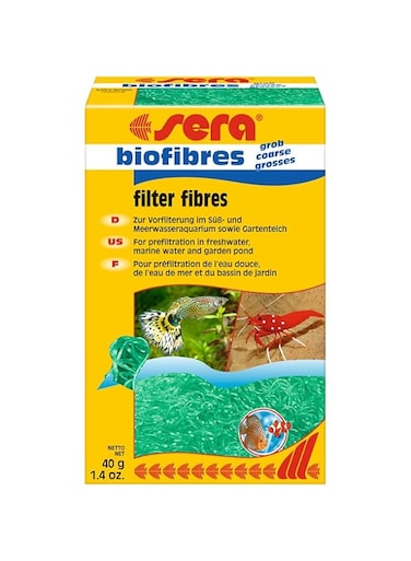 Sera Biofibres Coarse - 40G - Fish Aquarium