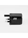 65W (3in1) Dual Type C GaN SUPER FAST CHARGER with led light Compatible for MacBook Air, HP, Lenovo, Dell, iPad, HONOR Pad, iPhone 17/16/15/14 Pro Max, Samsung S25, S24, S23