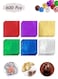 600 Pieces Chocolate Aluminum Foil Wrappers Food Grade Foil Wrapping Paper Candy Tin Foil Wrappers for Candy Chocolate DIY Gift Packaging (Gold/Red/Silver/Green/Blue/Purple)