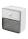 Azonee Paper Towel Dispenser Wall Mounted, Wall Mounted Bathroom Storage Shelf, Tissue Paper Dispenser Organizer Box, Bathroom Shelf Rack, No Drlls(White)