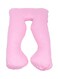 Maternity Pillow Cotton Pink 140x80cm