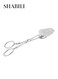Aluminum Alloy Serving Tongs for Bread Salad Cake Steak, Scissor Style Food Tong for Home Kitchens and Buffet Parties, Multi Purpose Buffet Tongs Ice Tongs Sugar Tongs Cube Tongs Salad Tongs (Silver)