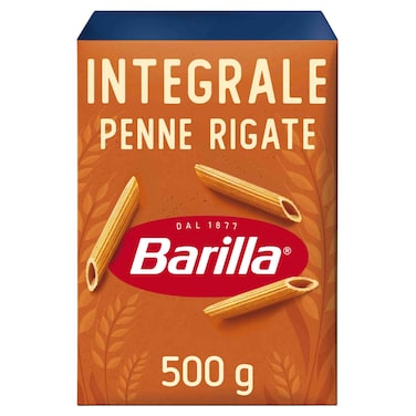 Barilla Integrali Whole Wheat Penne Rigate Pasta, 500g