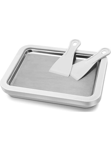 MISBAH Ice Cream Maker Pan and Scraper