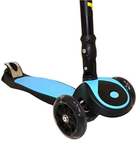 Lovely Baby LB 925 Scooter for Kids, 3 Wheel Kids Scooter w/ Foldable &amp; Height Adjustable Handle - Blue