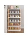 XAOSU 6 Tiers Shoe Rack, Stackable Space-Saving Shoe Storage Shelf for Closet, Multi-Function Free Standing Shoe Organizer for Entryway, Modern Shoe Cabinet for Hallway Bedroom Living Room