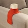 CouchCoaster Drink Holder for Sofa, A Weighted, Silicone, Anti Slip Coaster Stops Spills On Your Sofa, Armchair Or Recliner &amp; Keeps Drinks in Reach, Rossa Red