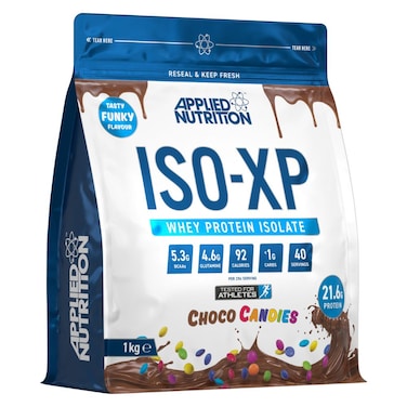 Applied Nutrition ISO-XP 100% Whey Protein Isolate, Chocolate Candy, 1 kg