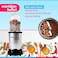 Meridian Bullet Blender 450W &ndash; Compact &amp; Powerful 6-Piece High-Speed Mixer with Coffee, Nuts &amp; Spice Grinder Attachments &ndash; Nutrient Extractor &amp; Smoothie Maker for Shakes, Juices &amp; More &ndash; Silver MB450