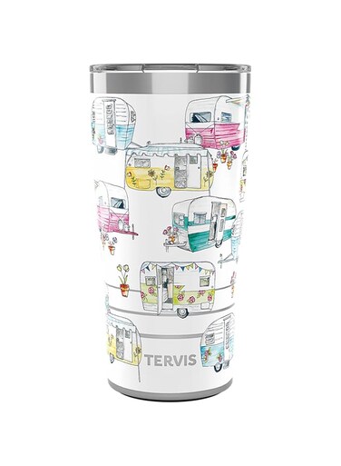 Tervis Colorful Camper Insulated Tumbler, 20oz, Stainless Steel