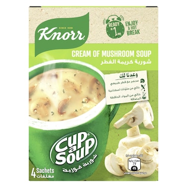 Knorr Cream of Mushroom Soup, 20g Pack of 4