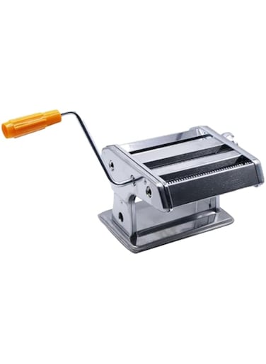Dubai Gallery Pasta Maker Machine Manual Noodles Roller Silver 35Centimeter AMZ-N35099355A