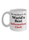 Best Information Clerk Printed Coffee Mug White/Black/Red