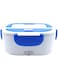 Dubai Gallery Portable Electric Lunch Box White/Blue 23.8X10.8X10.8Cm AMZ-N44173468A