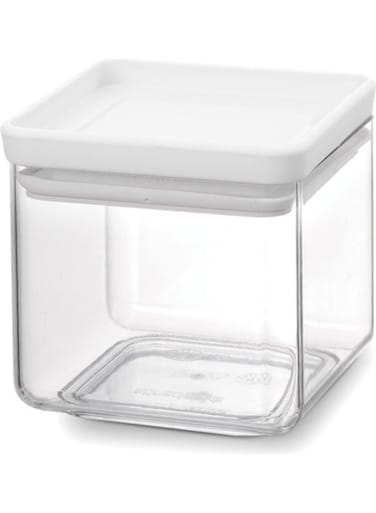 Square Canister Light Grey 11x11x10.5cm