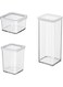 Storage Container Set 3 Piece Versatile &amp; Durable Organizers for Home Kitchen Office Airtight Lids to Keep Food Fresh Stackable Design for Efficient Storage BPA-Free Easy to Clean