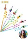 6 Pcs Summer Fruit Theme Straws, Reusable Summer Party Decorations, Summer Party Gifts for Kids
