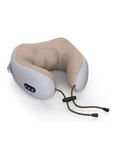 Pillows For Sleeping Airplane Portable Electric Neck Massager Soft Comfortable Breathable Shaped Memory Foam Massage Neck Pillow For Car Home And Office