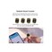 Digital Smart Ring with LED Display, White and Gold Design, Premium Finish