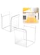 Ziplock Bag Holder, Food Storage Bag Stand, Baggy Rack Holder for Food Prep Bag, Hands-Free to Pour Leftovers, Filling Ziplock Bag Stand, Comes with both Quart and Gallon Sizes (2 Pack)