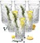 by Milton Barley Water Glass Tumbler Set of 6