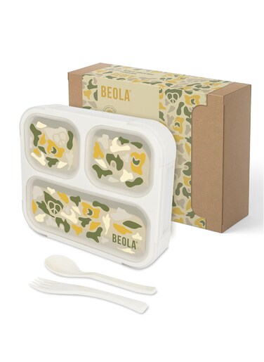 Multi Compartment Lunch Box For Kids Adults, 3Sand Camo