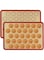 ECVV Silicon Baking Sheet Mat, Macaron Mat, Non Stick and Reusable, Heat-Resistant Cooking Baking Sheet Mat for Cookie, Pizza, Bread, Meat and More, Double as Dough Rolling Mats,16.5&quot; x 11.6