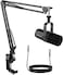 FDUCE SL40X XLR Dynamic Microphone kit for Vocal Recording, Podcasting, Gaming, Live Streaming&amp;Broadcasting, All Metal Cardioid Mic, Voice-Isolating Technology -Black