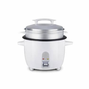 3.6L Electric Rice Cooker 1300W Non-Stick Inner Pot Automatic Keep Warm Function White