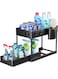 HOME DWELL Spice Rack, Wall-Mounted Kitchen Organizer for Spices, Jars &amp; Condiments
