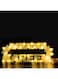 MOONCEE Ramadan Kareem Decoration Light English Word, EID Mubarak Home Decoration Muslim Night Light, Islamic D&eacute;cor Crescent Light, Gift For Muslims, Ramadan Gift Battery Power (Warm White) (English)