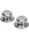 MAKINGTEC 2Pcs Stainless Steel Pot Knobs Replacement Pot Lid Universal Lid Knob Anti-scalding Cookware Lid Pot Handle for Home Kitchen