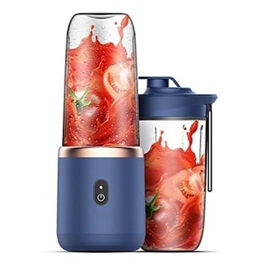 Portable Blender Mini Fresh Juice Mixer USB Rechargeable, 6 Blades Personal Size Blender for