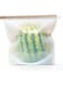 Curry Freezy Reusable Silicone Food Storage Bag Container, Gallon Size Fridge/freezer pouch Slider zipper bag Keep Food Fresh for Vegetable, Fruit, Liquid, Sous Vide, Snack or Lunch bag,4000ML-WH