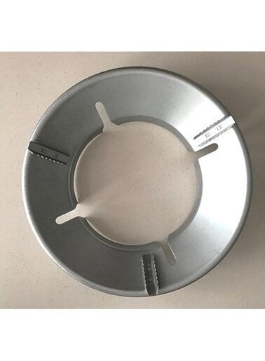 Wok Ring/Non Slip Stove Stainless Iron Fire Stove Cover Energy Saving Gas Hood Windproof Gather Fire Kitchen Pan Holder Stand Stove Rack for Gas Hob - Gas Stove (4 openings)