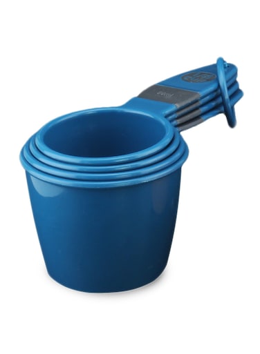 Art Measuring Cup Set, Blue, 4 Pieces