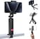 ULANZI MA89 Mini Mobile Phone Tripod 2-in-1 Desktop Phone Stand Ultralight with 2 Cold Shoe Mount Portable Selfie Stick for iPhone Samsung Huawei Xiaomi Mobile Phone Holder Travel Selfie Vlog