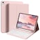 ZOOMEE Keyboard Case for iPad (A16) 11th Generation 11 Inch 2025, iPad 10th Gen 10.9 Inch 2022, Slim Thin &amp; Light Wireless Detachable Proof Folio Keyboard Cover with Pencil Holder - Pink