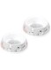 Camon Melamine Bowl for Dog, 500 ml Capacity, White