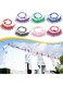 Portable Elastic Windproof Clothesline with 12 Clips for Indoor &amp; Outdoor Laundry Drying