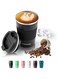 GIFUBOWA 13 Oz Stainless Steel Vacuum Insulated Tumbler Coffee Travel Mug with Lid Black