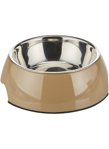 Nutrapet Brown Medium Round Bowl Medium