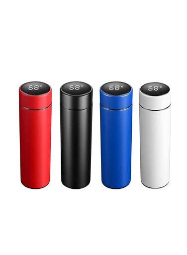 Smart Thermos LED Flash -Touch Screen Water Bottle 304 Stainless Steel Vacuum 500ml