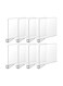 8 Pack Acrylic Shelf Dividers for Closet Wood Shelf Organizer Multi-Functional Wood Closet Separator for Storage and Organization in Bedroom No Installation Tools Required