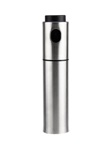 Oil Spraying Bottle Silver/Black 18.5x4.5x4.3cm