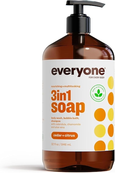 everyone for every body Soap Man, Cedar and Citrus, 32 Ounce
