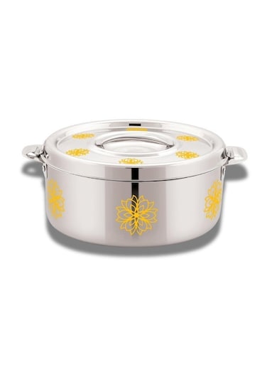 KSR Hotpot ZARA Insulated Casserole   Stainless Steel Inner   Long Heat Retention   Leak-Proof Lid   Ideal for Rice, Curry &amp; Chapati- 1000ML